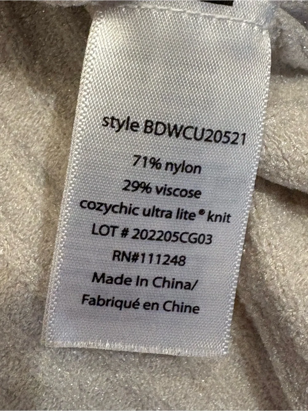Barefoot Dreams Sleeveless CozyChic Ultra Lite Rib Knit Tank in Ivory medium - Picture 4 of 4